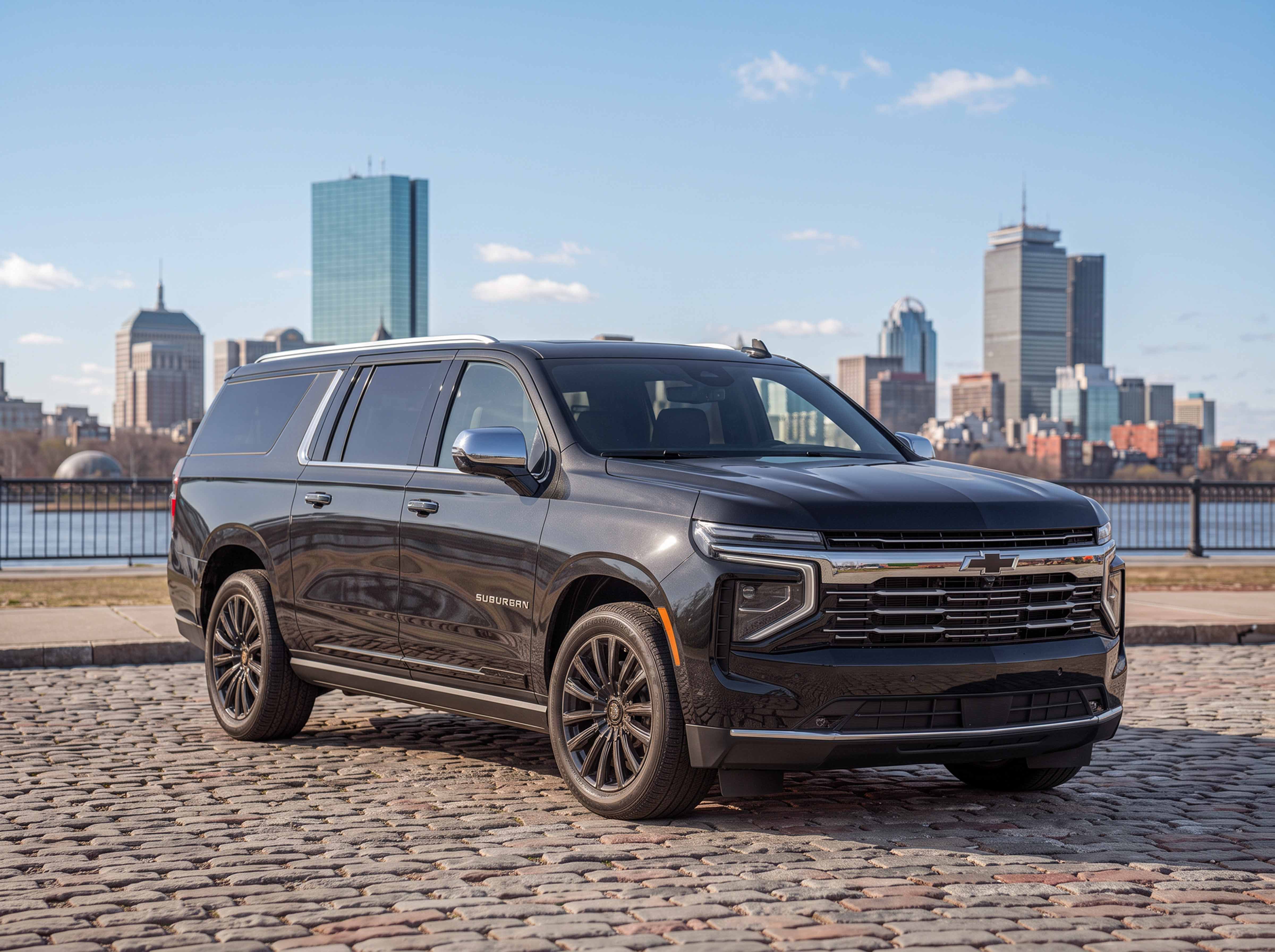 Chevrolet Suburban front three-quarter